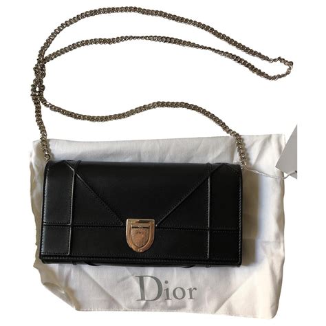 dior wallet on chain diorama|authentic christian Dior wallets.